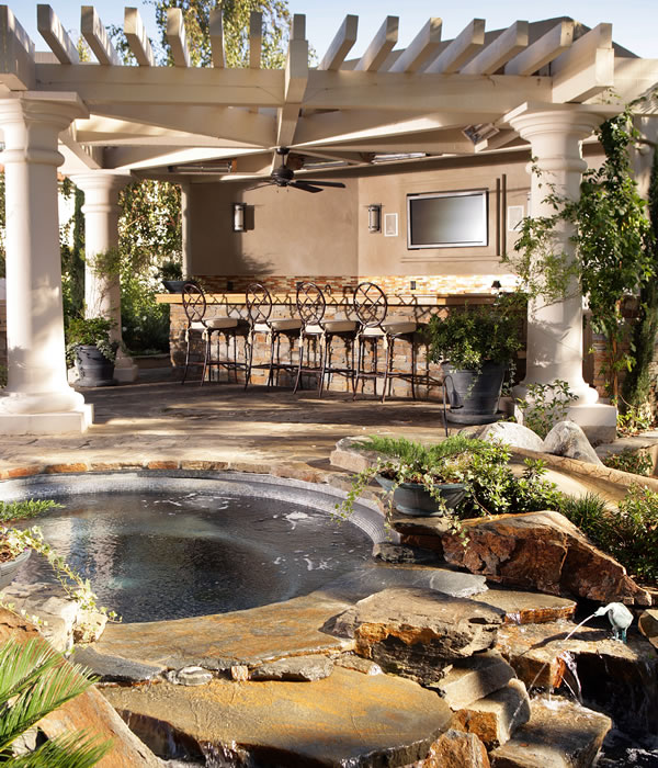 Outdoor Living Services provided by Southern California Pool Design  & Installation Huntington Pools Inc