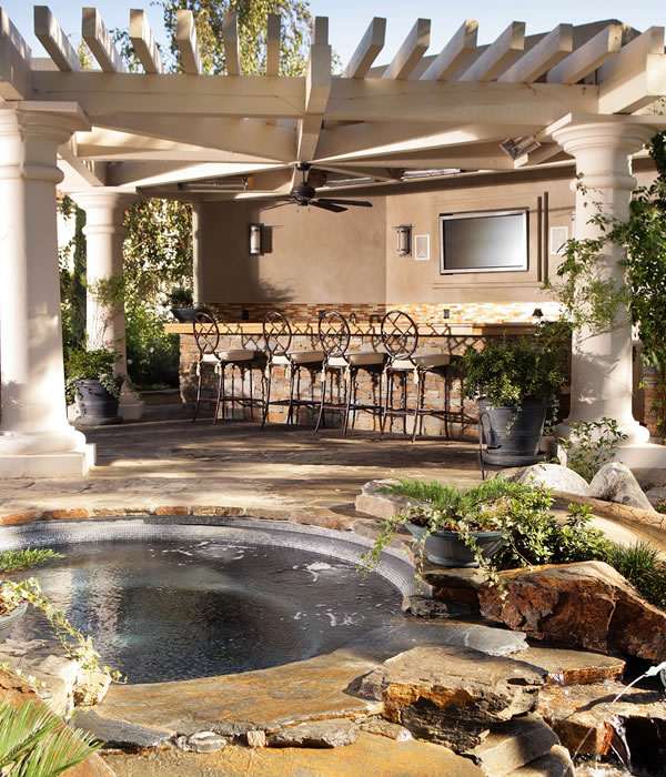 Outdoor Living Services provided by Southern California Pool Design & Installation Huntington Pools Inc