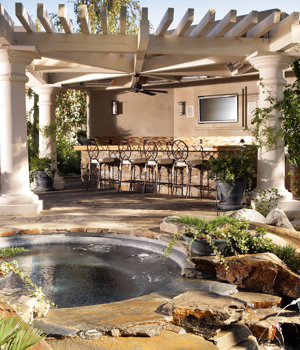 Outdoor Living Services provided by Southern California Pool Design  & Installation Huntington Pools Inc